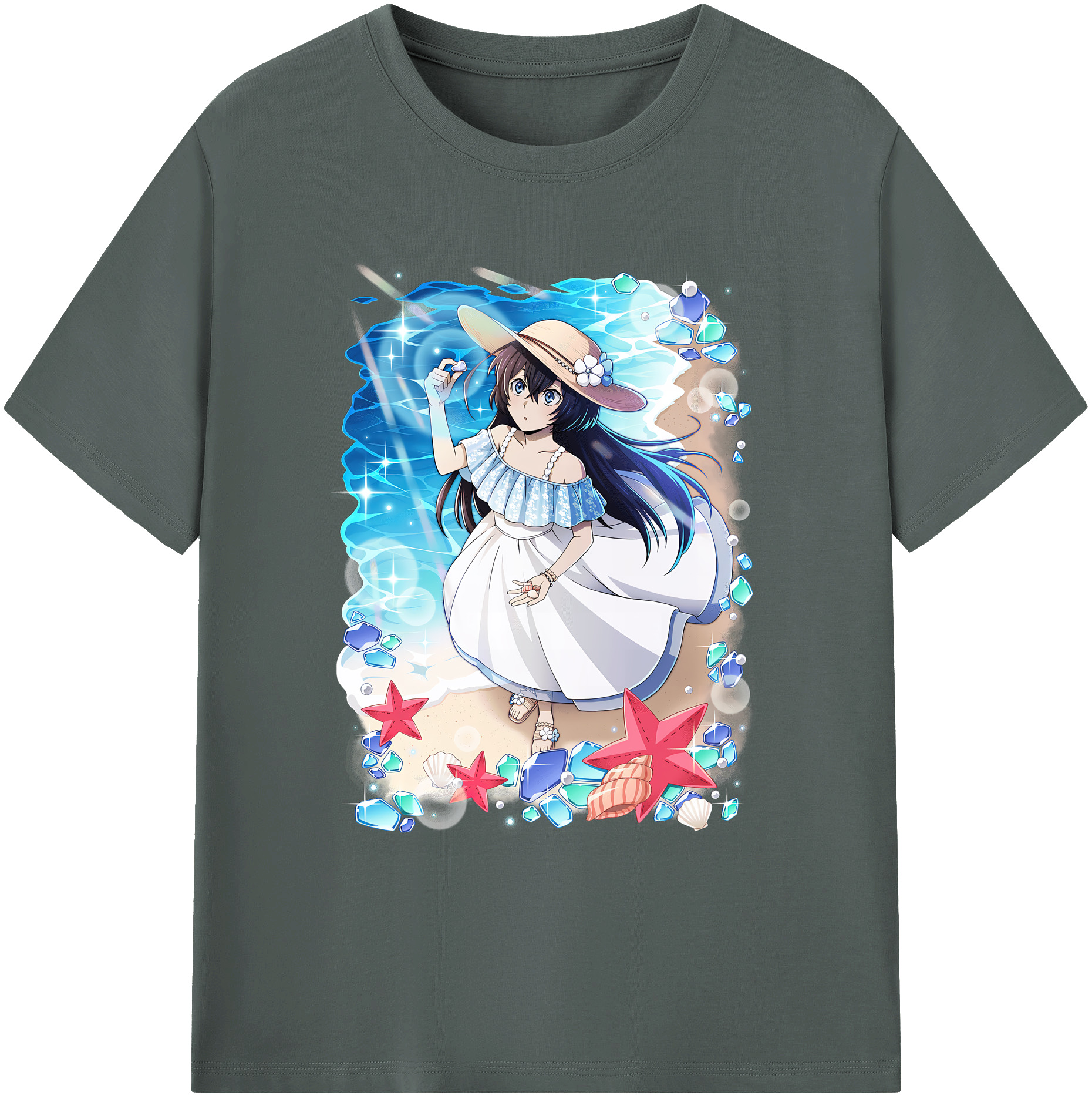 （画像用） 文豪ストレイドッグス Bungo Stray Dogs 綿100％ メンズ半袖Tシャツ｜肌触りやわらか＆通気性